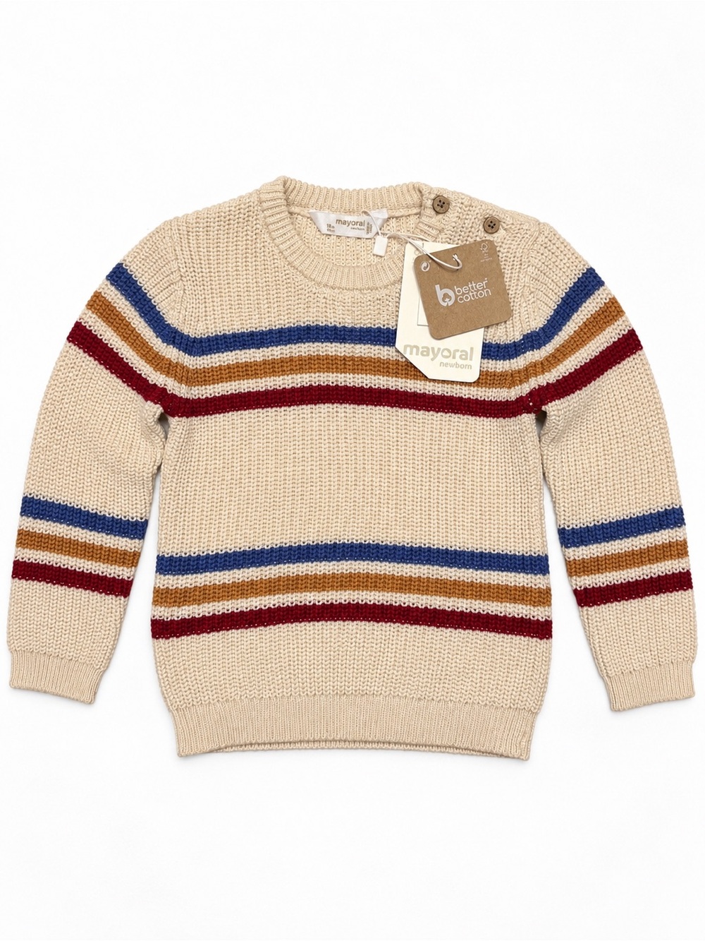 18M NWT Mayoral Striped Knit Sweater